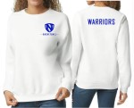 Picture of White Warriors Basketball Crew Sweatshirt