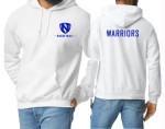 Picture of White Warriors Basketball Hoodie